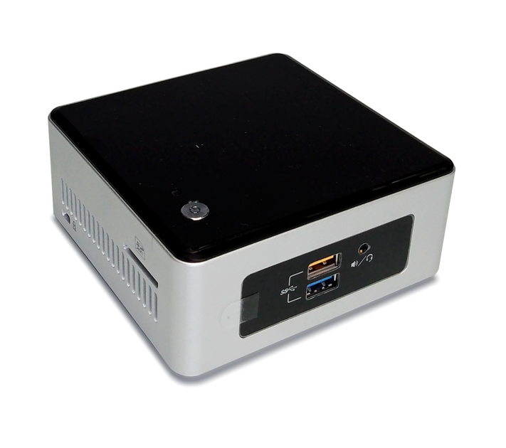 Неттоп Intel NUC Mini PC Kit NUC6CAYH 2 ядра Celeron N3050 / 4Gb DDR3 / 128Gb SSD Б/В - изображение 2