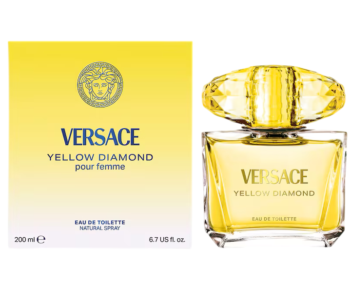 Туалетная вода для женщин Versace Yellow Diamond 200 мл - Фото 1 Туалетная вода для женщин Versace Yellow Diamond 200 мл - изображение 1