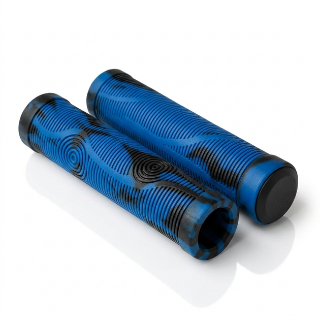 Грипси ручки для самоката гумові SP-Sport 9311 комплектація 2 шт Blue-Black - зображення 5