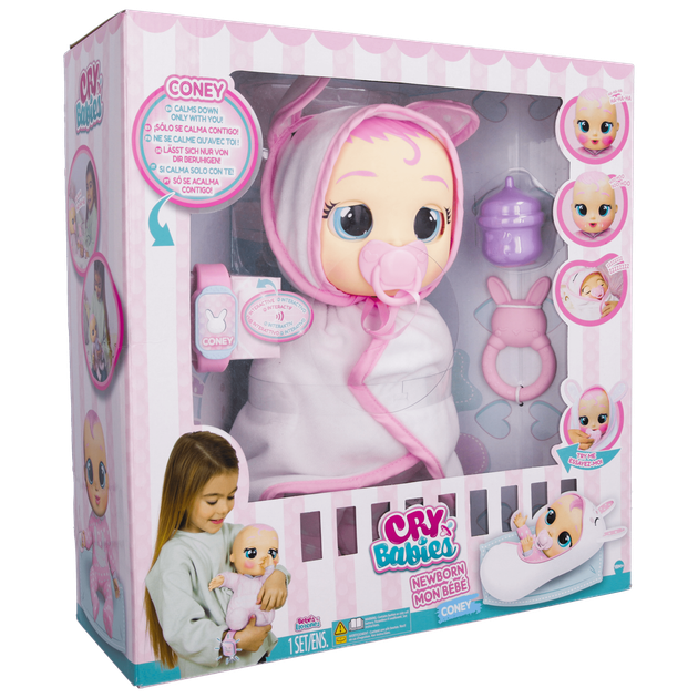 CRY BABIES Интерактивная Кукла Плакса Новорожденная Кони IMC Art.911284 - зображення 10