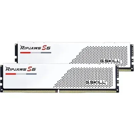 Оперативна пам'ять G.Skill 32 GB (2x16GB) DDR5 6000 MHz Ripjaws S5 (F5-6000J3238F16GX2-RS5W) - Фото 1 Оперативна пам'ять G.Skill 32 GB (2x16GB) DDR5 6000 MHz Ripjaws S5 (F5-6000J3238F16GX2-RS5W) - зображення 1