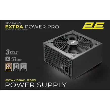Блок живлення 2E GAMING Extra Power Pro 1000W (2E-EP1000GMII-140) - Фото 2 Блок живлення 2E GAMING Extra Power Pro 1000W (2E-EP1000GMII-140) - зображення 2