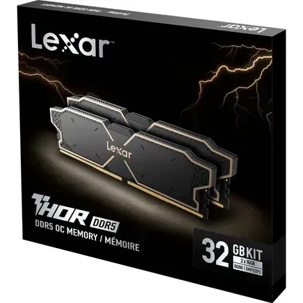 Оперативная память Lexar 32 GB (2x16GB) DDR5 6000 MHz THOR Black (LD5U16G60C38LG-RGD) - изображение 7