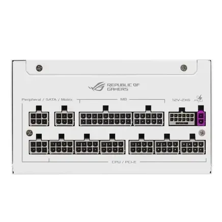 Блок живлення ASUS ROG STRIX 1000W Platinum White Edition (90YE00W4-B0NA00) - зображення 4