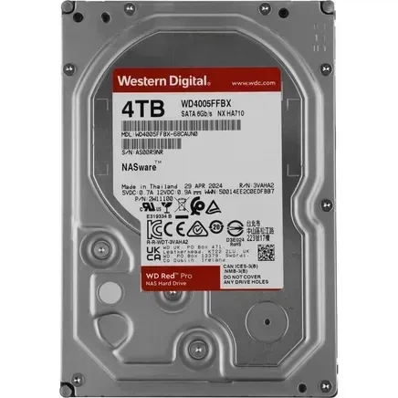 Жесткий диск WD Red Pro 4 TB (WD4005FFBX) - Фото 2 Жесткий диск WD Red Pro 4 TB (WD4005FFBX) - изображение 2