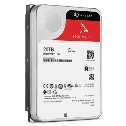 Жесткий диск Seagate IronWolf Pro 20 TB (ST20000NT001) - Фото 6 Жесткий диск Seagate IronWolf Pro 20 TB (ST20000NT001) - изображение 6