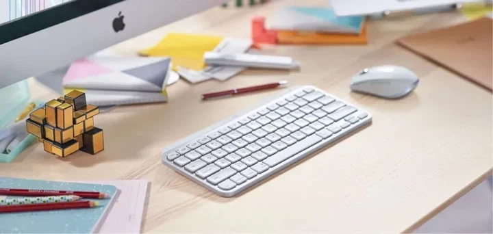Клавиатура Logitech MX Keys Mini For Mac Wireless Illuminated Pale Grey (920-010526) - изображение 7