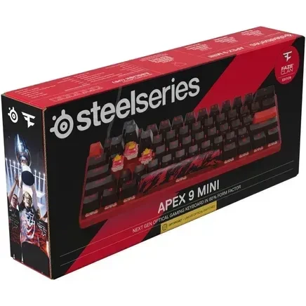 Клавіатура SteelSeries Apex 9 Mini FaZe Clan Edition (64853) - зображення 4