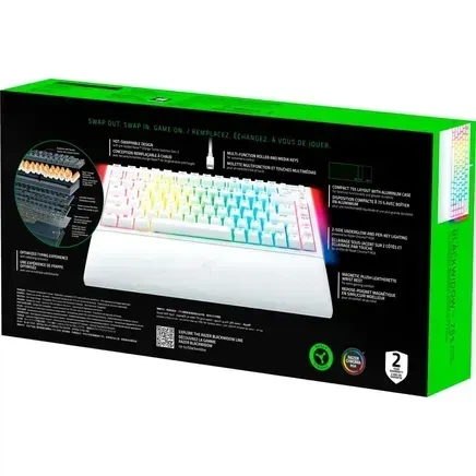Клавіатура Razer BlackWidow V4 75% White (RZ03-05001700-R3M1) - зображення 8