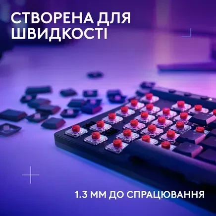 Клавіатура Logitech G515 LIGHTSPEED TKL Wireless Gaming Keyboard Black (920-014075) - Фото 6 Клавіатура Logitech G515 LIGHTSPEED TKL Wireless Gaming Keyboard Black (920-014075) - зображення 6