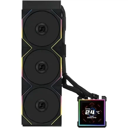 Система жидкостного охлаждения Lian Li HydroShift II LCD-S 360TL Black (G89.GHS2LCDS36TB.00) - Фото 3 Система жидкостного охлаждения Lian Li HydroShift II LCD-S 360TL Black (G89.GHS2LCDS36TB.00) - изображение 3