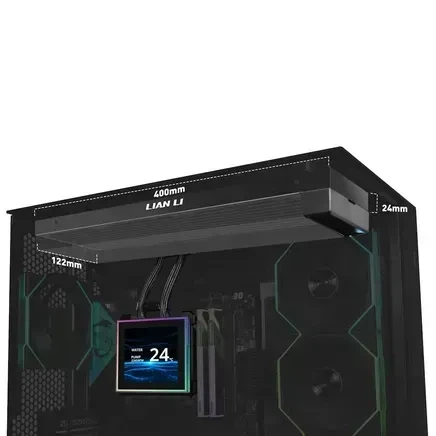 Система жидкостного охлаждения Lian Li HydroShift II LCD-S 360 Fanless Black (G89.GHS2LCDS36NB.00) - изображение 5
