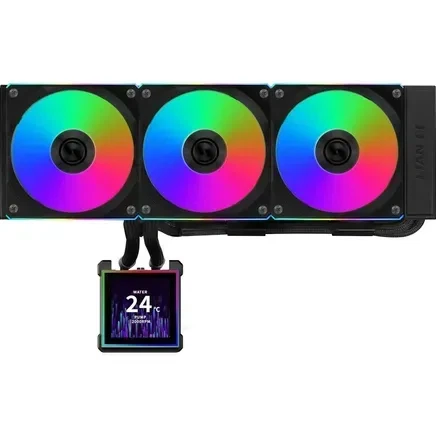 Система рідинного охолодження Lian Li HydroShift II LCD-S 360CL Black (G89.GHS2LCDS36CB.00) - зображення 4