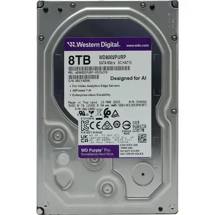 Жорсткий диск WD Purple Pro 8 TB (WD8002PURP) - зображення 4