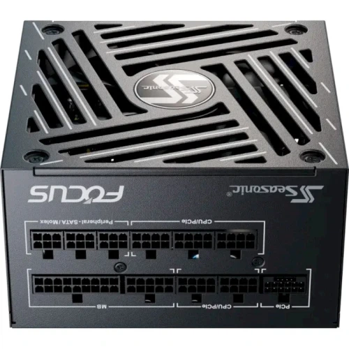 Блок живлення 1000 Вт, Seasonic Focus GX ATX 3.1, Black, модульний, 80+ Gold, Active PFC, 13.5 см FDB, 3xMolex / 8xSATA / 2xSATA 3.3V / 1x16-pin / 3x6+2-pin / 2x4+4-pin / 20+4-pin, захист OPP/OVP/UVP/OCP/OTP/SCP (FOCUS-GX-1000-ATX31) - изображение 2