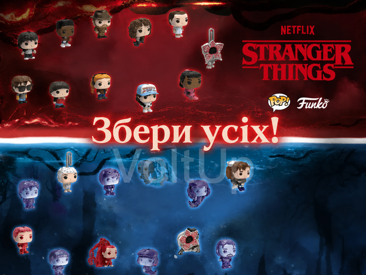 Шоколадные яйца Kinder Joy Funko Stranger Things 24 шт по 20 г набор с кремовым десертом и игрушкой - изображение 4