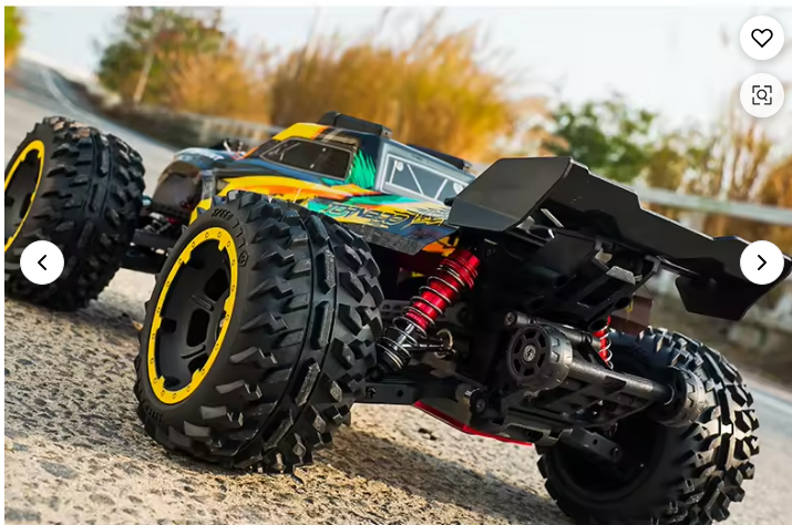 Радіокерована машинка ZLL SG110 PRO 1:10 4WD на пульті керування до 60 км/год, RC Monster Truck, позашляховик, масляні амортизатори, акумулятор - зображення 3