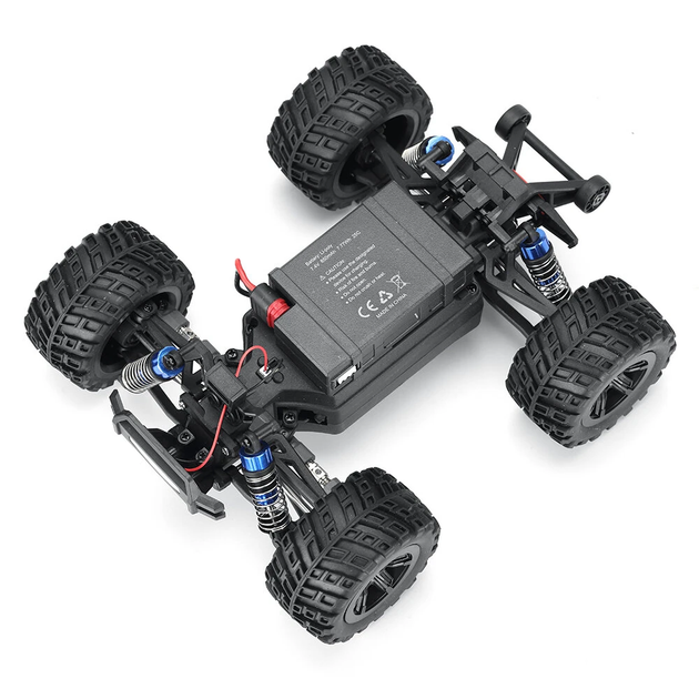 Радиоуправляемая машинка MJX Hyper Go 20208 1:20 4WD Brushless до 39 км/ч, RC внедорожник, монстр-трак на пульте, полный привод, аккумулятор - изображение 7