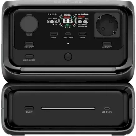 Комплект зарядної станції EcoFlow RIVER 3 Max (EFRIVER3Max-EU-CBOX) - Фото 2 Комплект зарядної станції EcoFlow RIVER 3 Max (EFRIVER3Max-EU-CBOX) - зображення 2