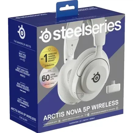 Навушники SteelSeries Arctis Nova 5P White (61674) - зображення 7