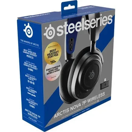 Наушники SteelSeries Arctis Nova 7P Black (61559) - Фото 9 Наушники SteelSeries Arctis Nova 7P Black (61559) - изображение 9