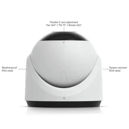 IP-камера Ubiquiti UniFi G6 Turret Camera (UVC-G6-TURRET-W) - Фото 10 IP-камера Ubiquiti UniFi G6 Turret Camera (UVC-G6-TURRET-W) - зображення 10
