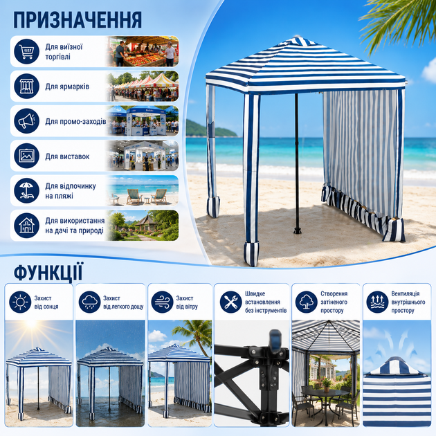 Палатка-шатер торговый 2×2 м - изображение 6