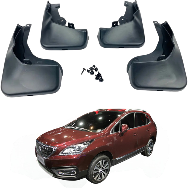 Брызговики для Peugeot 3008 2017-2021 (Surtep) - изображение 5