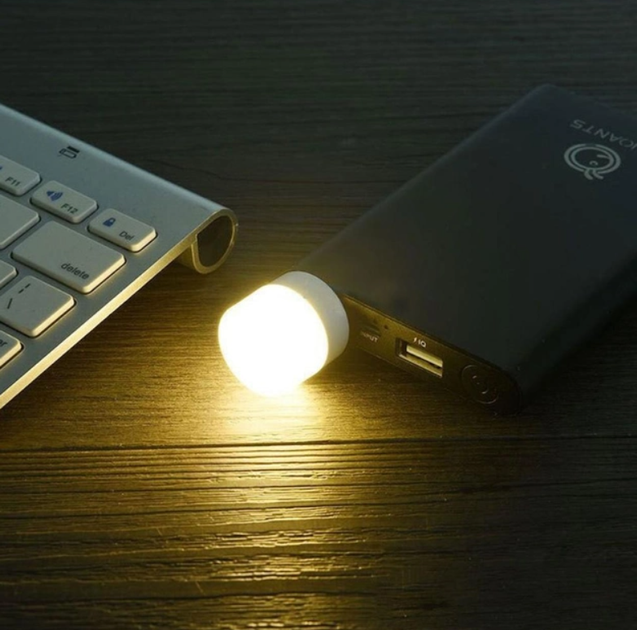Лампочка USB LED теплый свет - изображение 4