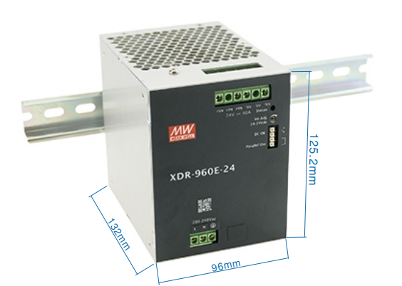 Блок питания Mean Well на DIN-рейку 960W DC48V 20A (XDR-960E-48) - Фото 2 Блок питания Mean Well на DIN-рейку 960W DC48V 20A (XDR-960E-48) - изображение 2