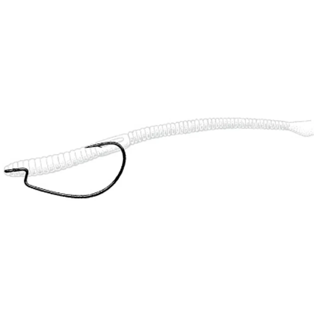 Крючок Owner J-Light 5109 Worm Hook #1 (6 шт/уп) - изображение 4