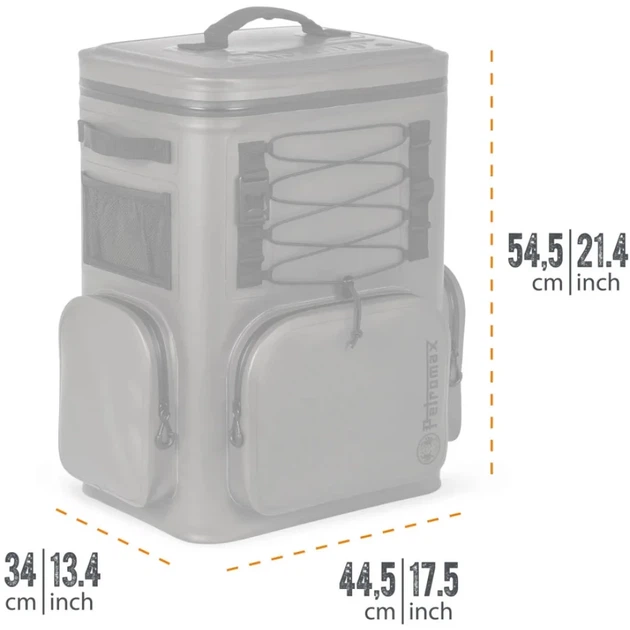 Термосумка Petromax Refrigerated Backpack 27л Grey - изображение 3