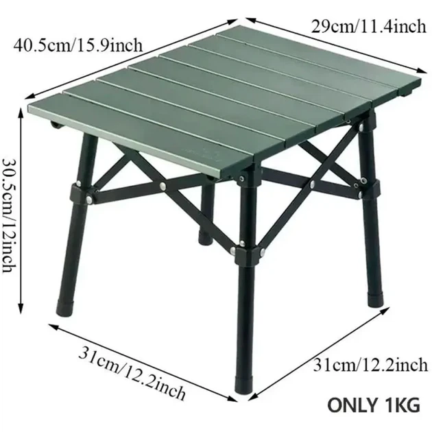 Стол раскладной Naturehike CNH22JU050 Dark Green - изображение 2