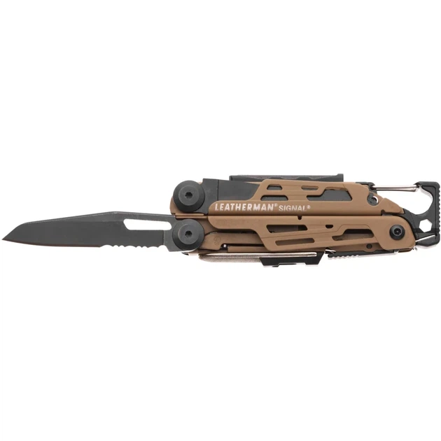 Мультитул Leatherman 832404 Signal Coyote Standart - Фото 3 Мультитул Leatherman 832404 Signal Coyote Standart - зображення 3