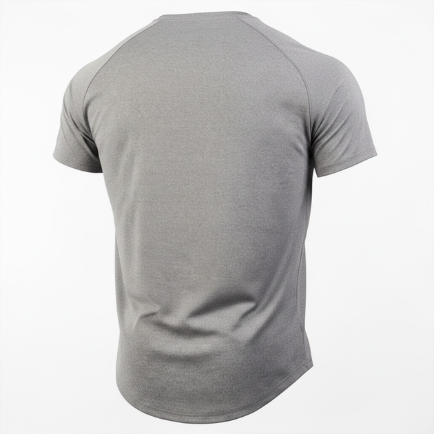 Мужская спортивная футболка Premium Fit Gray L - изображение 4
