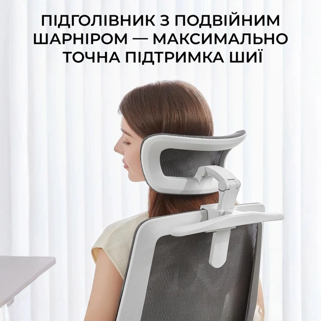 Офісне крісло Sihoo M59AS Mesh Gray (M59AS-M301) [167663] - зображення 12