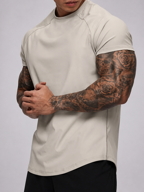 Мужская спортивная футболка Premium Fit Sand M - изображение 3