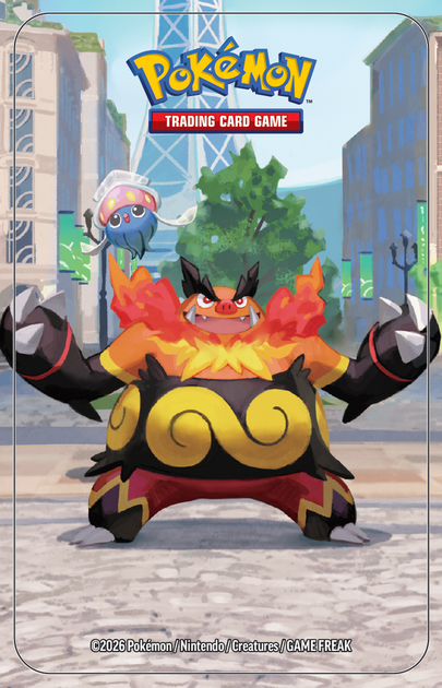 Zestaw kart Pokemon TCG: Q2 Mini Tin - C - Lumiose City Min Tin – Embroar (196214139497) - obraz 4