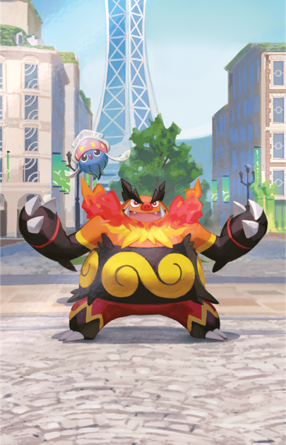 Zestaw kart Pokemon TCG: Q2 Mini Tin - C - Lumiose City Min Tin – Embroar (196214139497) - obraz 5