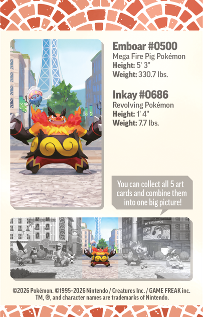 Zestaw kart Pokemon TCG: Q2 Mini Tin - C - Lumiose City Min Tin – Embroar (196214139497) - obraz 6