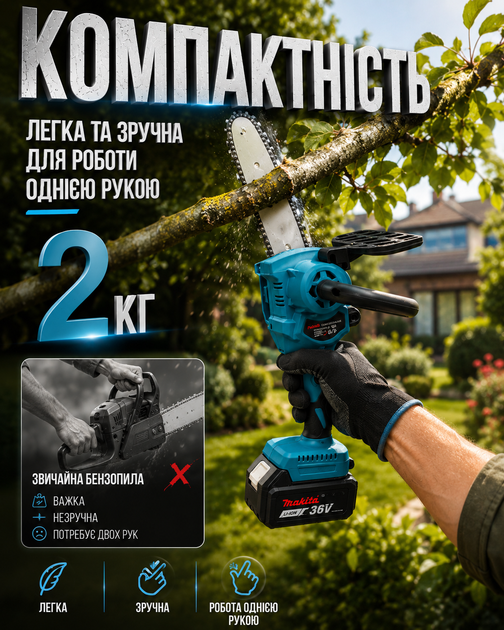 Акумуляторна мініпила Makita - зображення 8