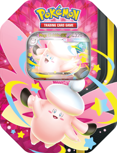 Zestaw kart Pokemon TCG: Q2 Summer Tin Mix - Mega Moonlit: Tin A, Tin B 6 szt (196214139053) - obraz 2