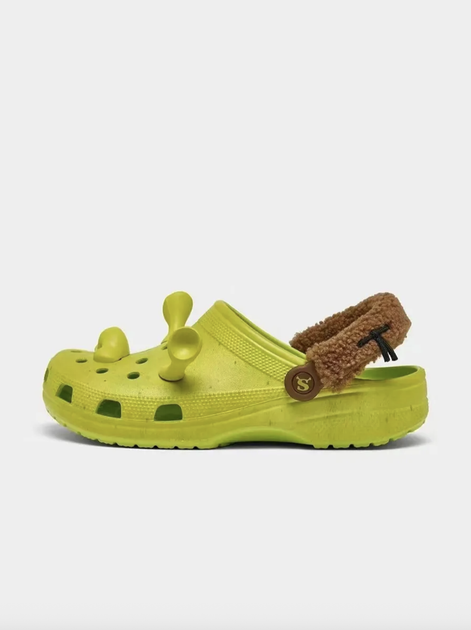 Кроксы Crocs x Shrek в зелёном цвете, унисекс (37). - Фото 2 Кроксы Crocs x Shrek в зелёном цвете, унисекс (37). - изображение 2