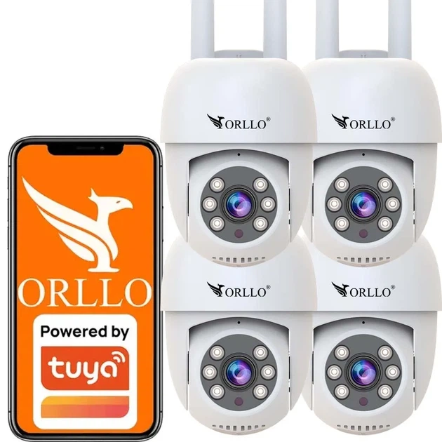 Комплект IP-камер ORLLO TZ2 PRO Wi-Fi, 4 шт. (4XTZ2-PRO) - Фото 1 Комплект IP-камер ORLLO TZ2 PRO Wi-Fi, 4 шт. (4XTZ2-PRO) - зображення 1