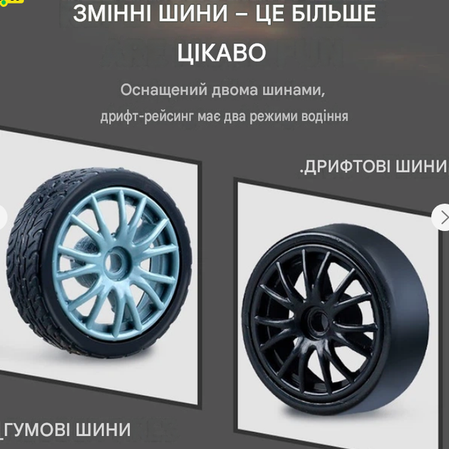Машинка для дрифта на радиоуправлении 4WD RC Nissan GT-R 18.5 см - изображение 7