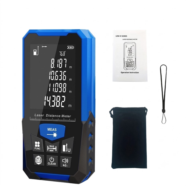 Лазерный дальномер D3-50 до 50 м с LCD-дисплеем - изображение 4