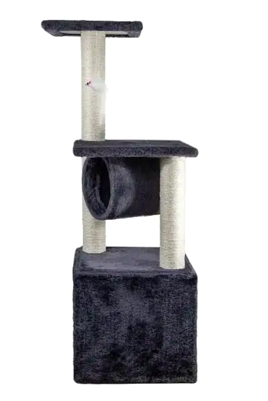 Когтеточка игровой комплекс 5 уровней для кошек до 5 кг серый HOBBY CAT KT3411 - изображение 8