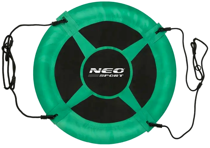 Качели гнездо 95 см грузоподъемность 150 кг для детей зелёный Neo-Sport HE0442 - Фото 5 Качели гнездо 95 см грузоподъемность 150 кг для детей зелёный Neo-Sport HE0442 - изображение 5