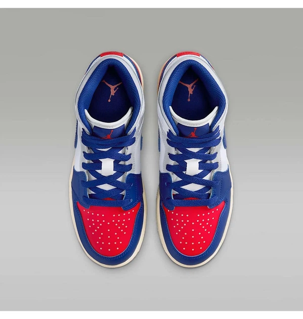 Детские кеды Jordan 1 Mid (Gs) Multi 38.5 DQ8423-102 - Фото 4 Детские кеды Jordan 1 Mid (Gs) Multi 38.5 DQ8423-102 - изображение 4