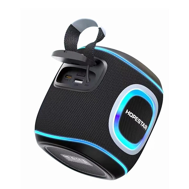 Портативная колонка HOPESTAR P61 RGB 10W, 2400mAh Черная - изображение 2